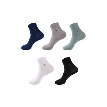 H YXIANG Mid Calf Socks Men's 5 Pack