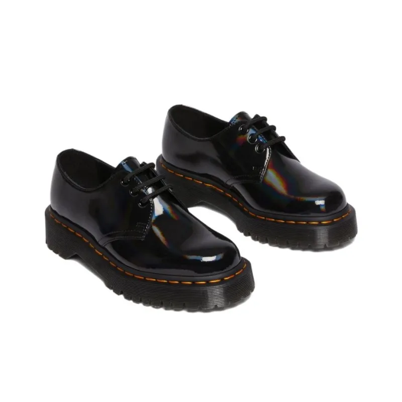 Dr.Martens 1461 Bex 3 Eye Shoe 'Black Rainbow' Women's-2