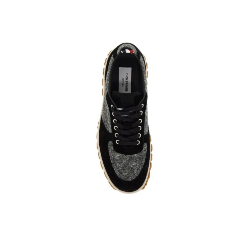 THOM BROWNE Low Top Laced Sneakers-2