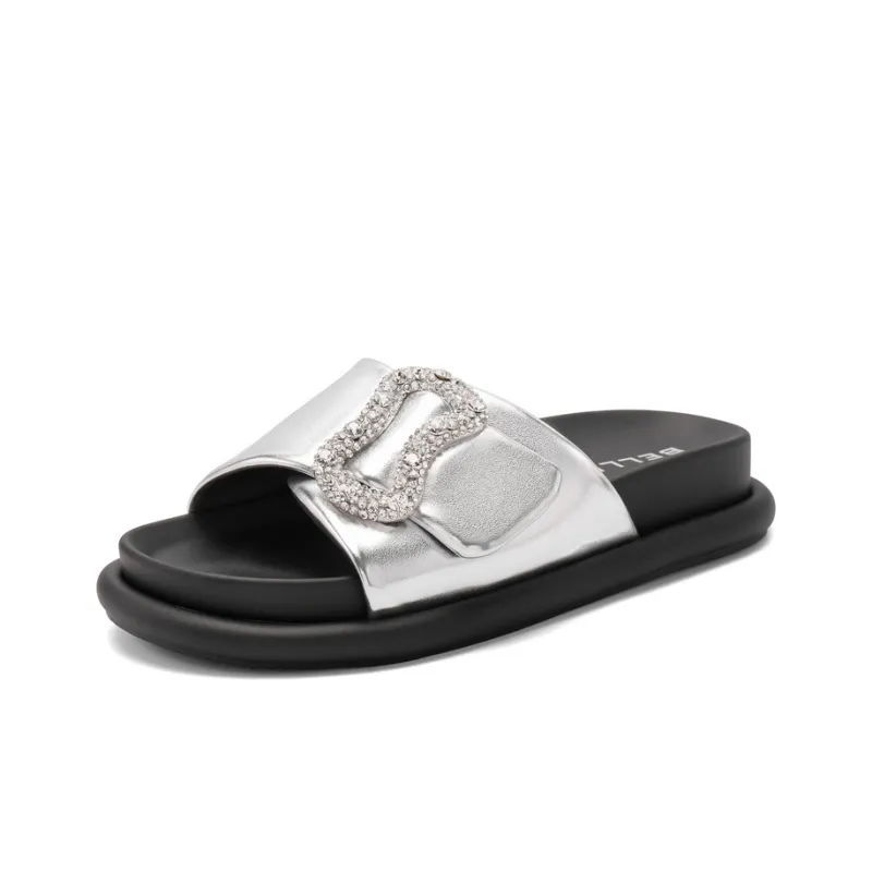 BELLE EVA Rhinestone Slip Resistant Abrasion Resistant Slide Slippers Women's-6
