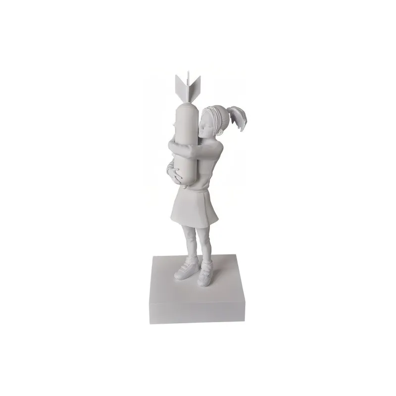 Banksy Bomb Hugger Bomb Girl Trendy Figures 32cm-1