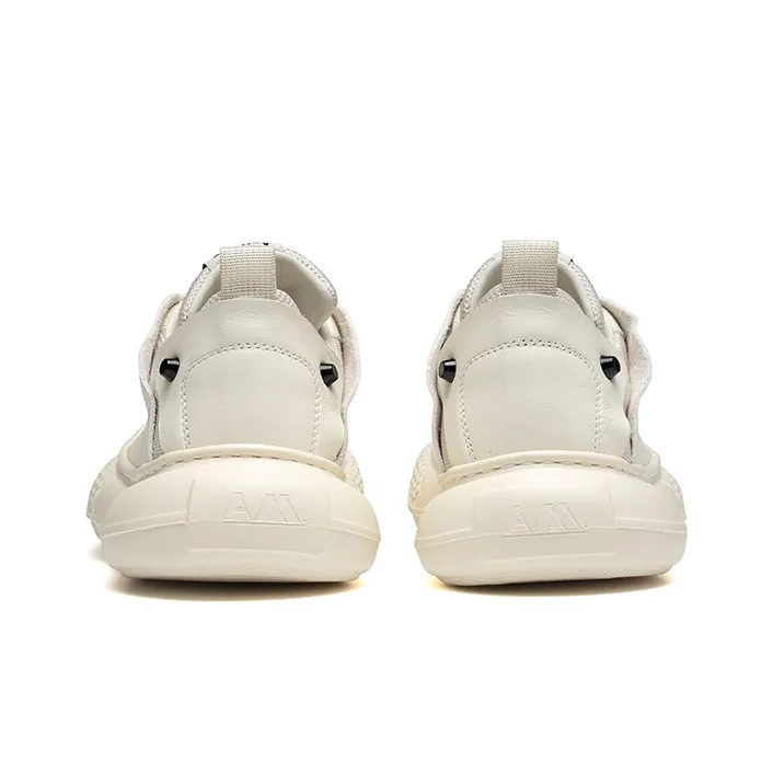 Anthony Miles Low Top Skateboard Shoes Men's Ecru-5