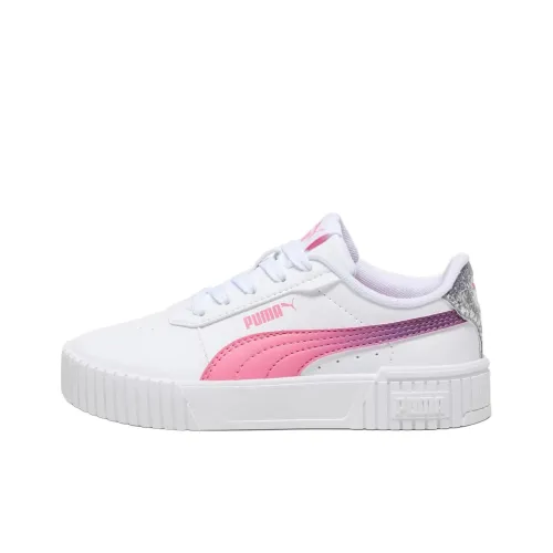 PUMA Carina 2.0 Skateboard Shoes Women's Low-Top White/Pink