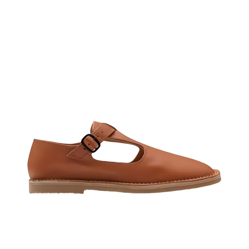 Hereu Casual Single Shoes Women's Brown-1