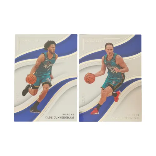 PANINI 2022 23 Imm Pistons Bogdan 19/99+Cunningham 26/99 Total 2 Pcs Basketball Card Access Pass Sports Cards 2 Pcs