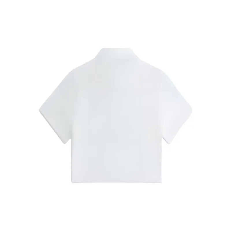 KITH Women's 2024 Summer Collection SS24 Laramie Cropped Polo Polo Shirt Women's Light Green-1
