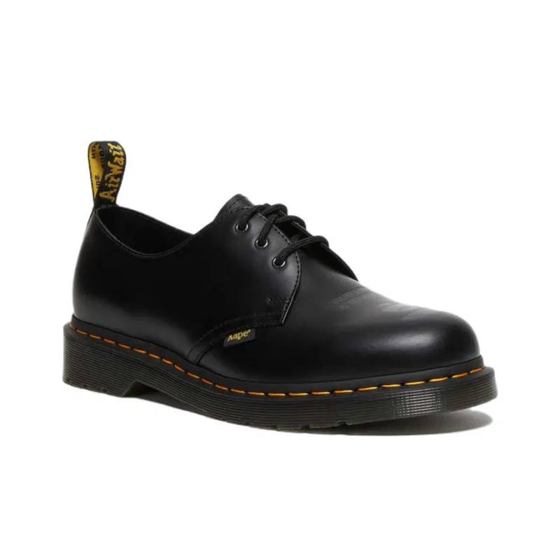 Dr.Martens X Aape 1461 Smooth Leather Oxford Shoes 'Black'-1