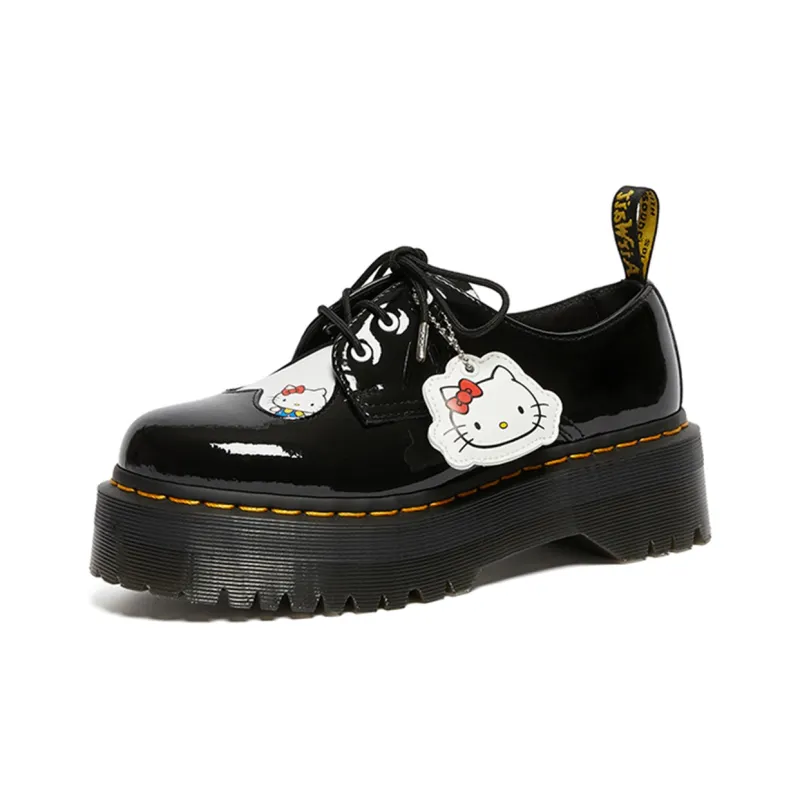 Hello Kitty x Dr.Martens Platform Shoes Women's Black-2