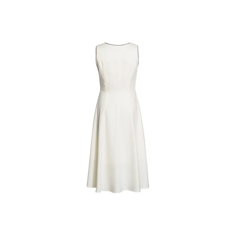 ROEYSHOUSE Sleeveless Dress Women's Ecru-1