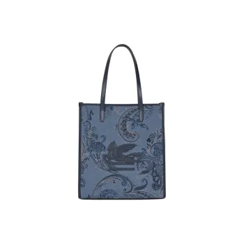 ETRO Medium Denim Jacquard Love Trotter Bag