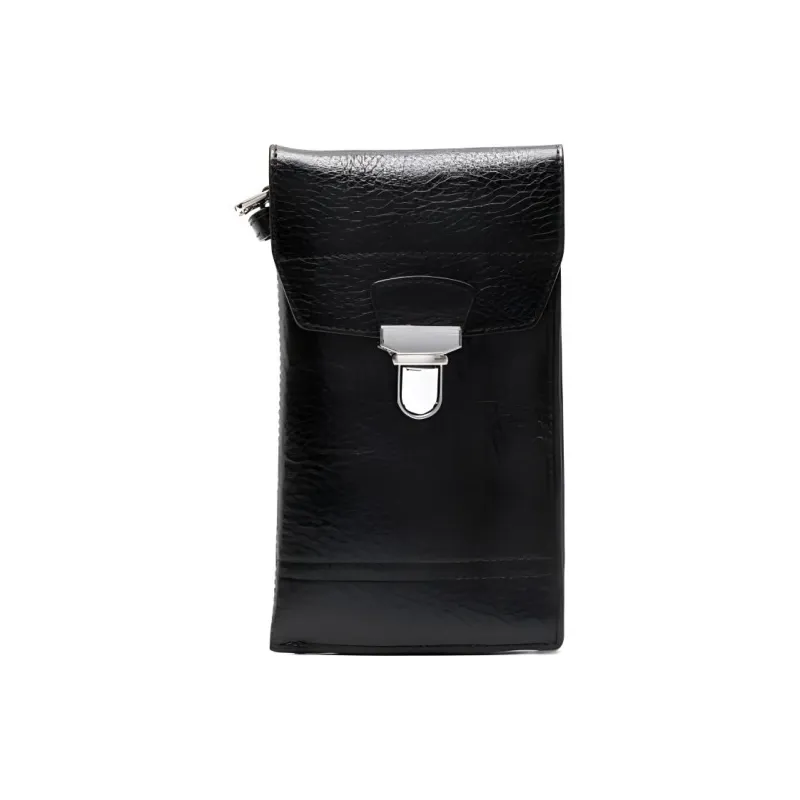 Lemaire Calfskin Crossbody Bag, Shoulder Bag Men's Coffee-0
