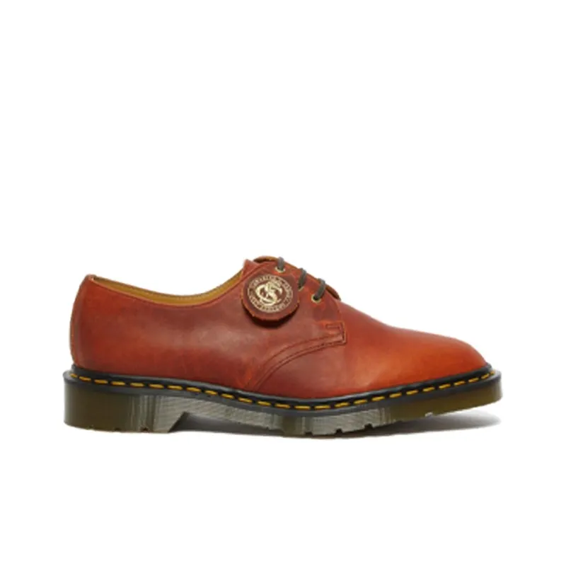 Dr.Martens 1461 Made In England Classic Oil Leather Oxford Shoes 'Dark Brown'-1