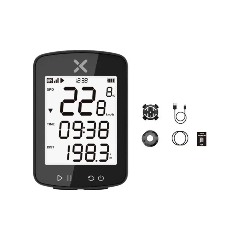 Walkers Outdoors Cycling Gear Mountain Bike Wireless Speedometer And Mileage Meter Commute Unisex Black-7