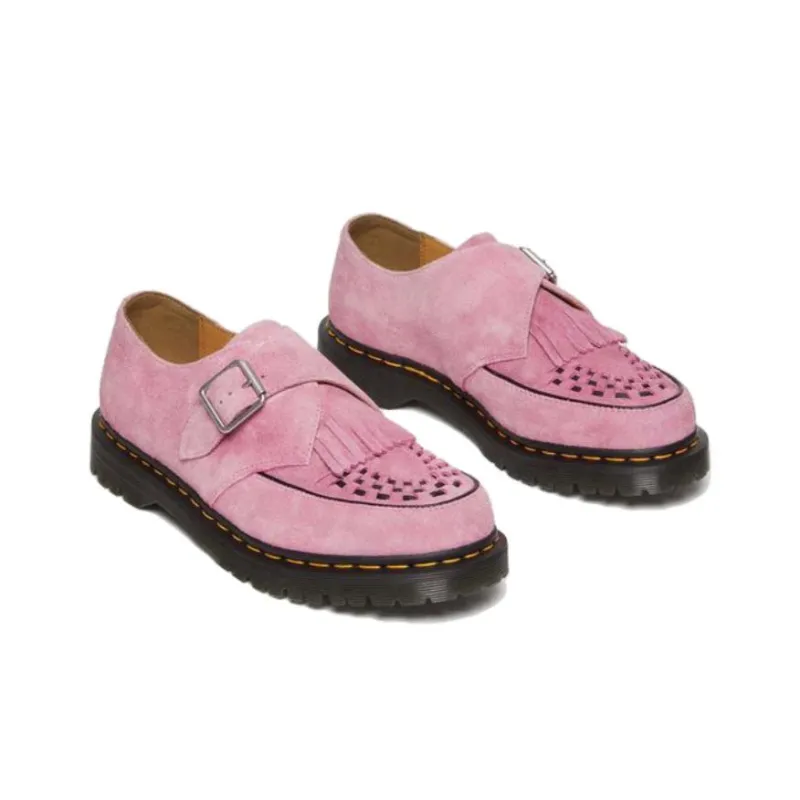 Dr. Martens Ramsey Suede Monk Shoes-1