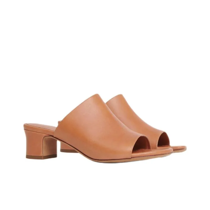 MANSUR GAVRIEL Slip-Resistant Slide Slippers 4.5cm Women's Brown-3