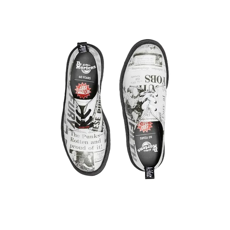 Dr.Martens 1461 News Backhand X Sex Pistols-2