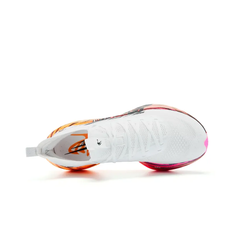 QIAODAN Flying Shadow PLAID 1.5 Running Shoes Women's Low Top Jordan White Neon Pink-3