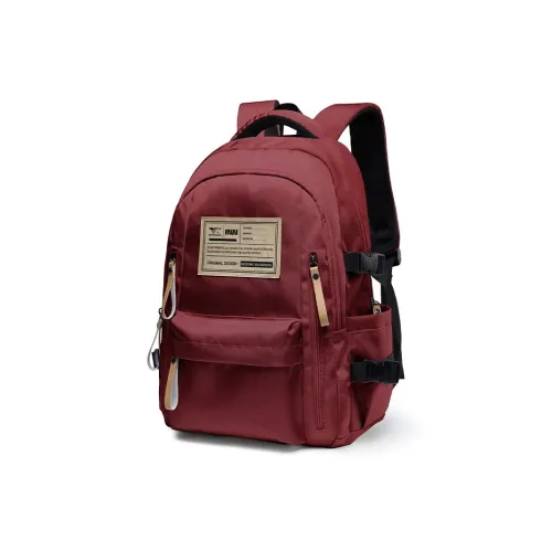 SEPTWOLVES Backpacks Burgundy