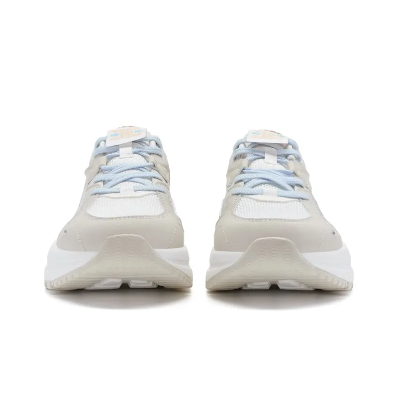 XTEP Moonstar 2.0 Lightweight Coverage Low-Top Casual Shoes Women's Milk Tea White-5