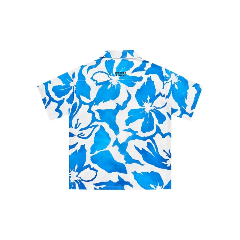 EMPTY REFERENCE x REVERSE IRONY Shirt Unisex Blue-1