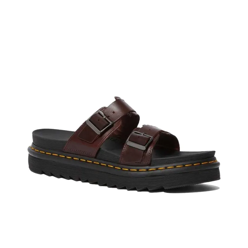 Dr.Martens Myles Brando Leather Sandals Brown-1
