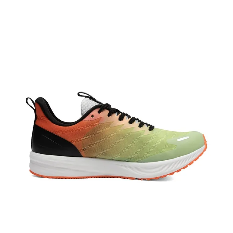 LPMX Cushioning Slip Resistant Breathable Support Lightweight Rebound Low Top Running Shoes Unisex Lava Orange-1