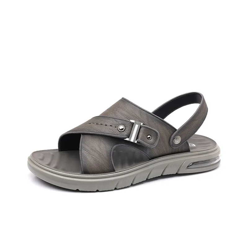 Bindu Beach Sandals Men Black/Gray-0
