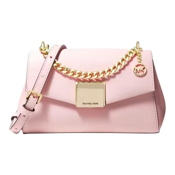 MICHAEL KORS Lita Leather Shoulder Bag Crossbody Bag Small Size Women's Cherry Blossom Pink