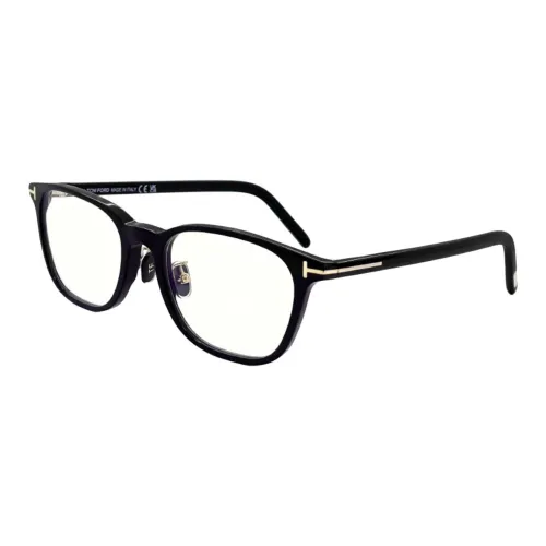 TOM FORD Plastic Square Eyeglass Frames Unisex Black