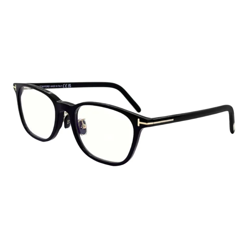 TOM FORD Plastic Square Eyeglass Frames Unisex Black-0