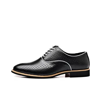 Romon Dress Shoes Men Low Top White/Black