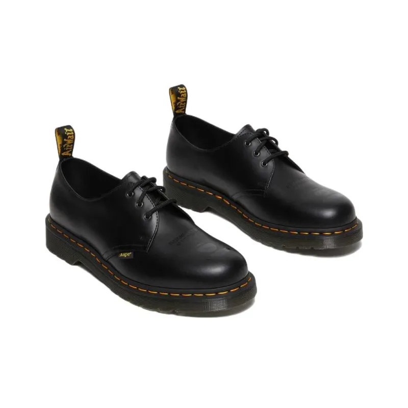 Dr.Martens X Aape 1461 Smooth Leather Oxford Shoes 'Black'-2