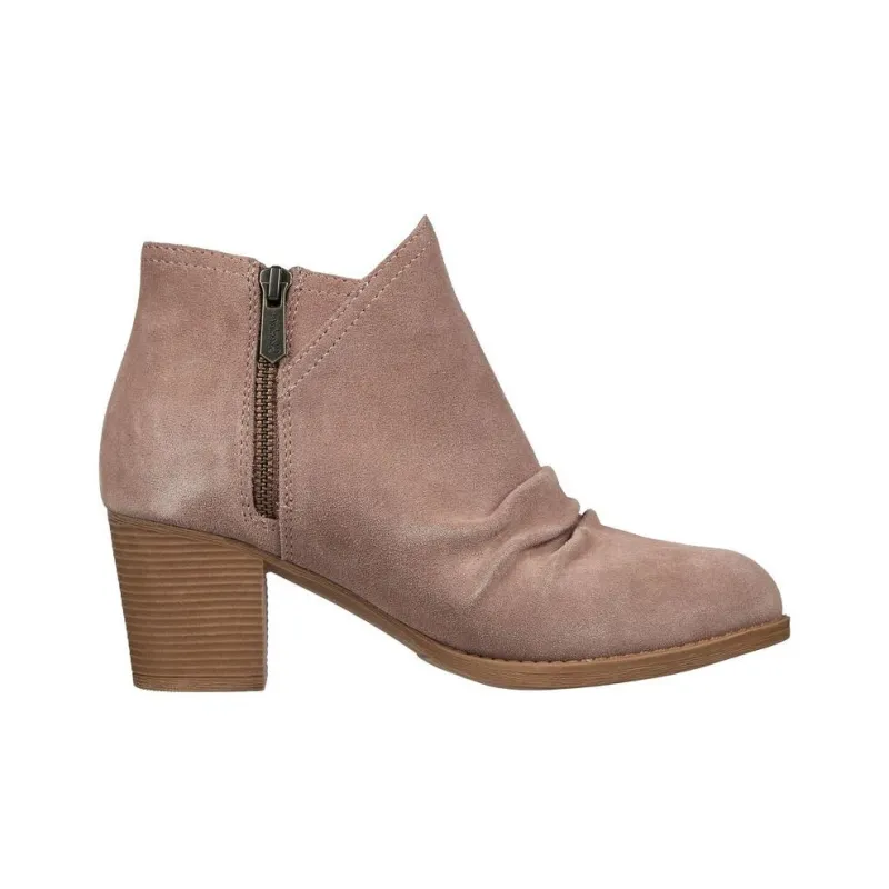 Skechers Taxi - Western City Ankle Boots High Heel Women's Brown-1