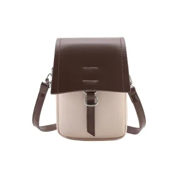 TTaG．baG Microfiber Synthetic Leather Shoulder Bag Women's Coffee