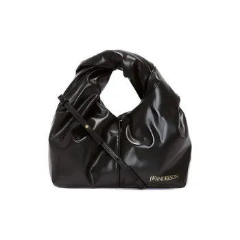JW Anderson Mini Twister Logo Printed Tote Bag