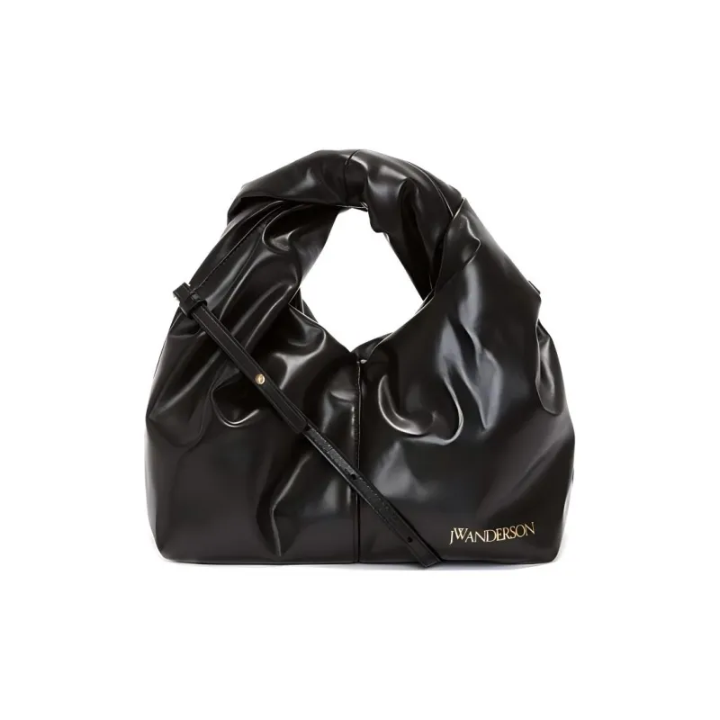 JW Anderson Mini Twister Leather Hobo Bag-0