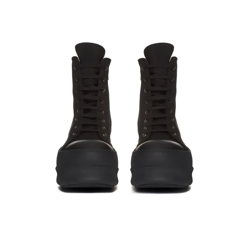 Rick Owens DRKSHDW High Top Skateboard Shoes Men's Black-2