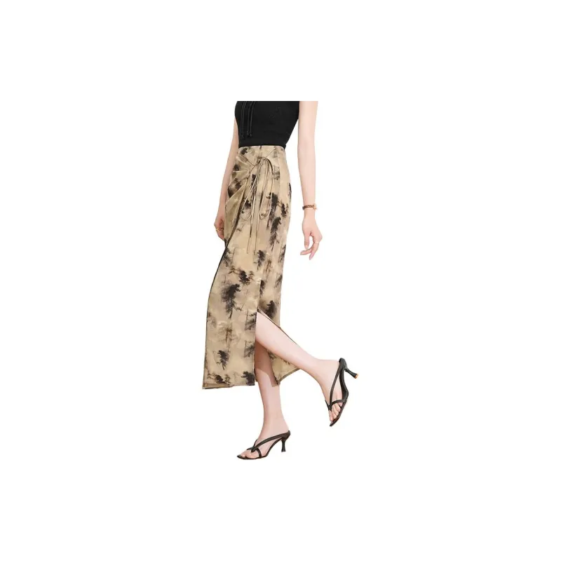 LOUISY AO Casual Long Skirts Women's-1
