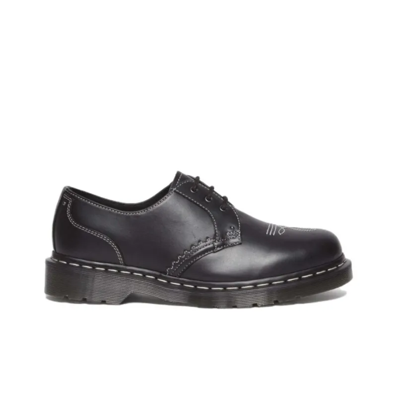 Dr. Martens Contrast stitching Leather Derby Shoes Women's-1