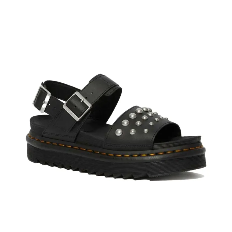 Dr. Martens Voss Leather Studded Sandals 'Black' Women's-1