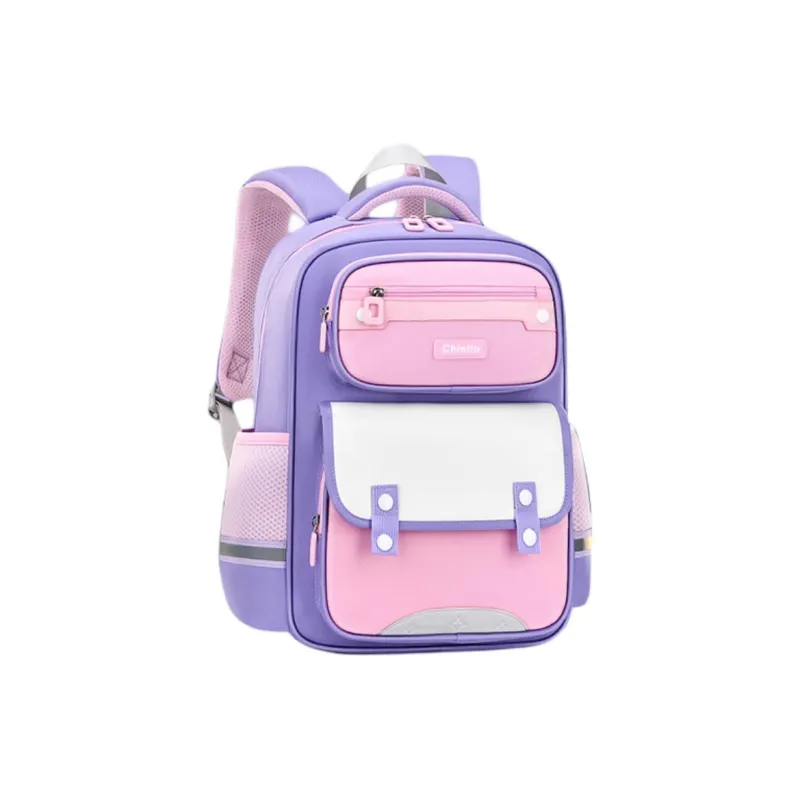 Alcohol Dragon Nylon Backpack Regular Women's Royal Blue Green/Royal Blue/Pink-4
