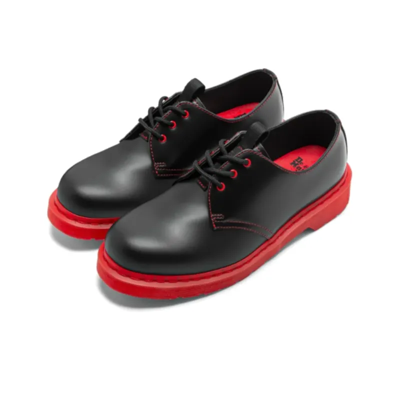 CLOT X Dr.Martens 1461 Black Red-2