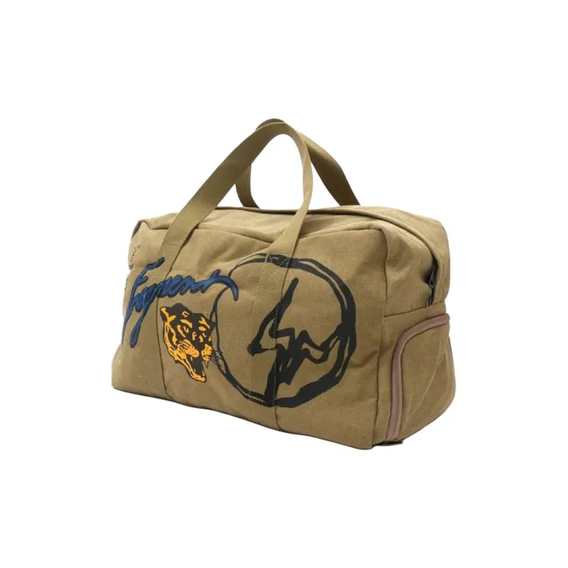 Travis Scott Canvas Bag Handbags Regular Men's Olive-2