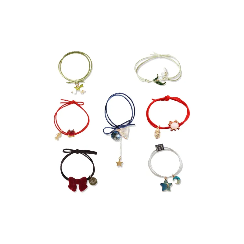 Enchanting Cat Alloy Hair Tie Women's-0