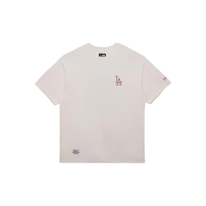 New Era T Shirt Men's Ivory White-1