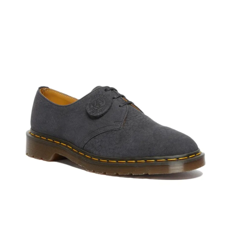 Dr.Martens 1461 Made In England Nubuck Leather Shoes 'Black'-1