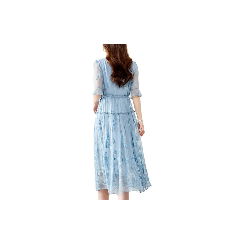 To The West Short Sleeved Dresses Women's-1