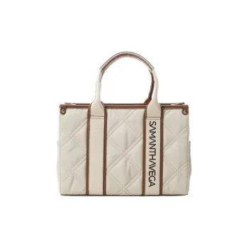 SAMANTHA THAVASA Nylon Shoulder Bag Crossbody Bag Handbag Small Size Women's White