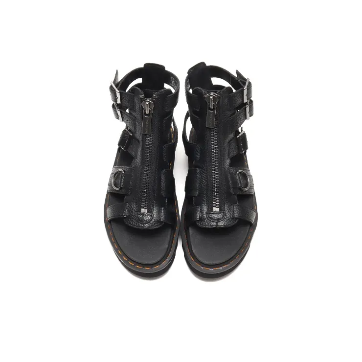 Dr.Martens Olson Platform Sandles Black Women's-3