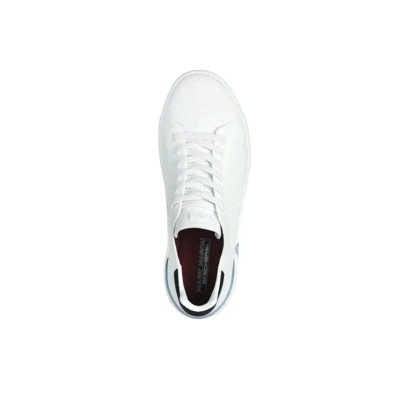 Skechers MARK NASON Anti-Slip Wear-Resistant Low-Top Casual Shoes Women's White-2